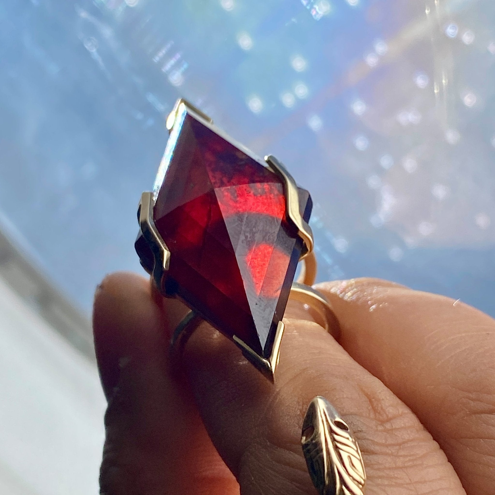 🪐 ASCENSION SPESSARTINE GARNET RING - Hey Babe LA