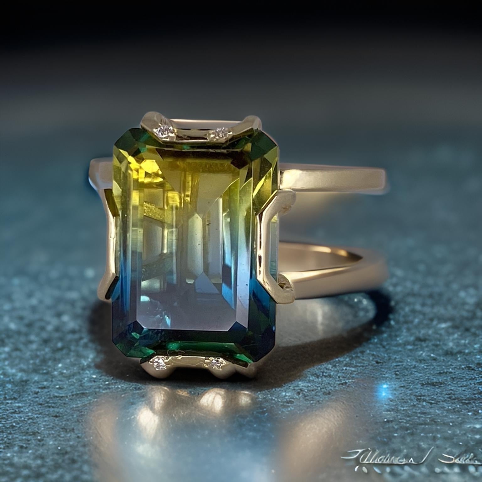 🪐 HEART + SOLAR PLEXUS CHAKRA UNITY RING - Hey Babe LA
