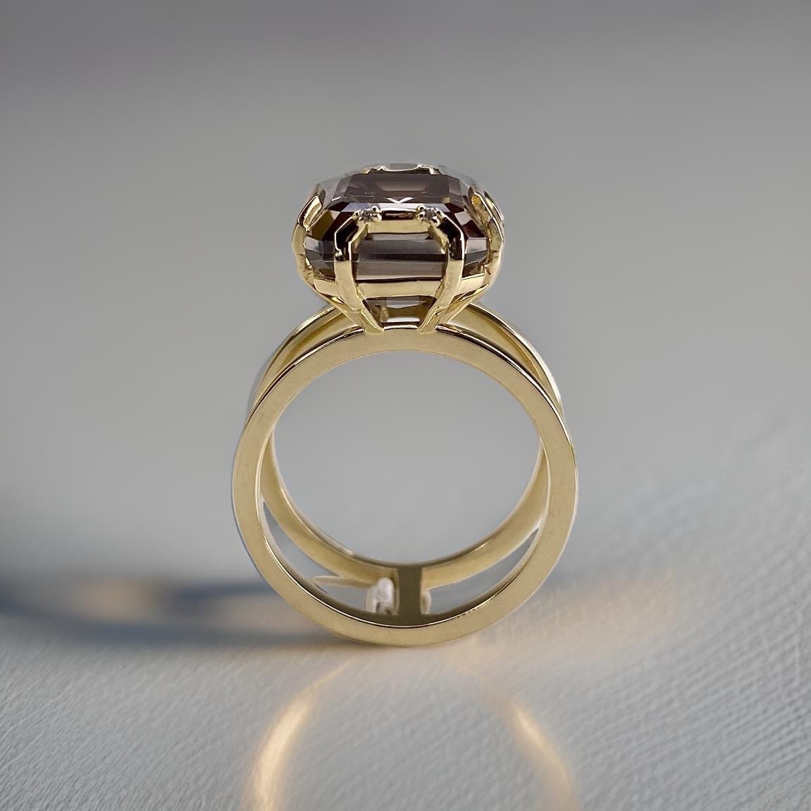 🪐 HEART + SOLAR PLEXUS CHAKRA UNITY RING - Hey Babe LA