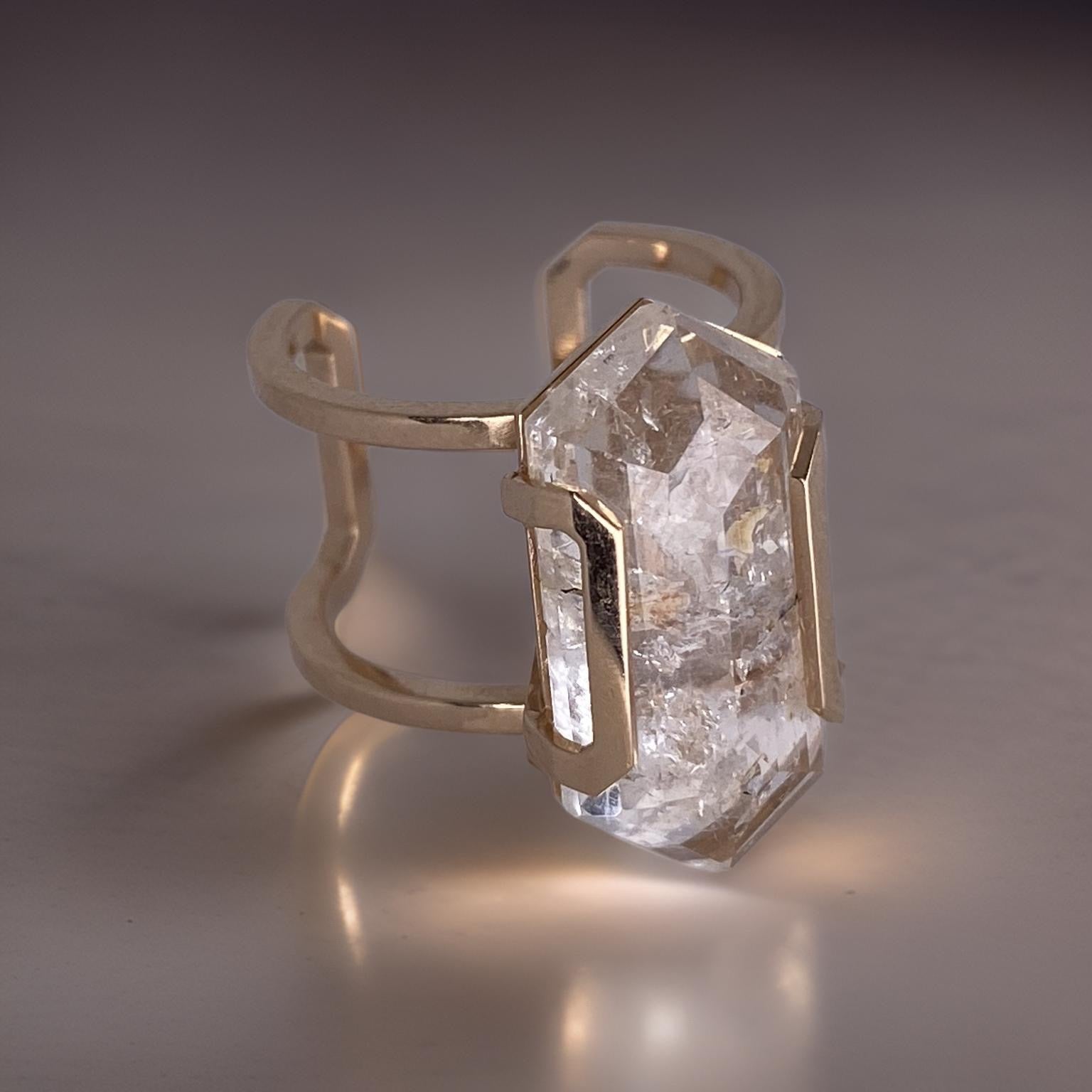 🪐 RUTILATED TOPAZ RING - Hey Babe LA