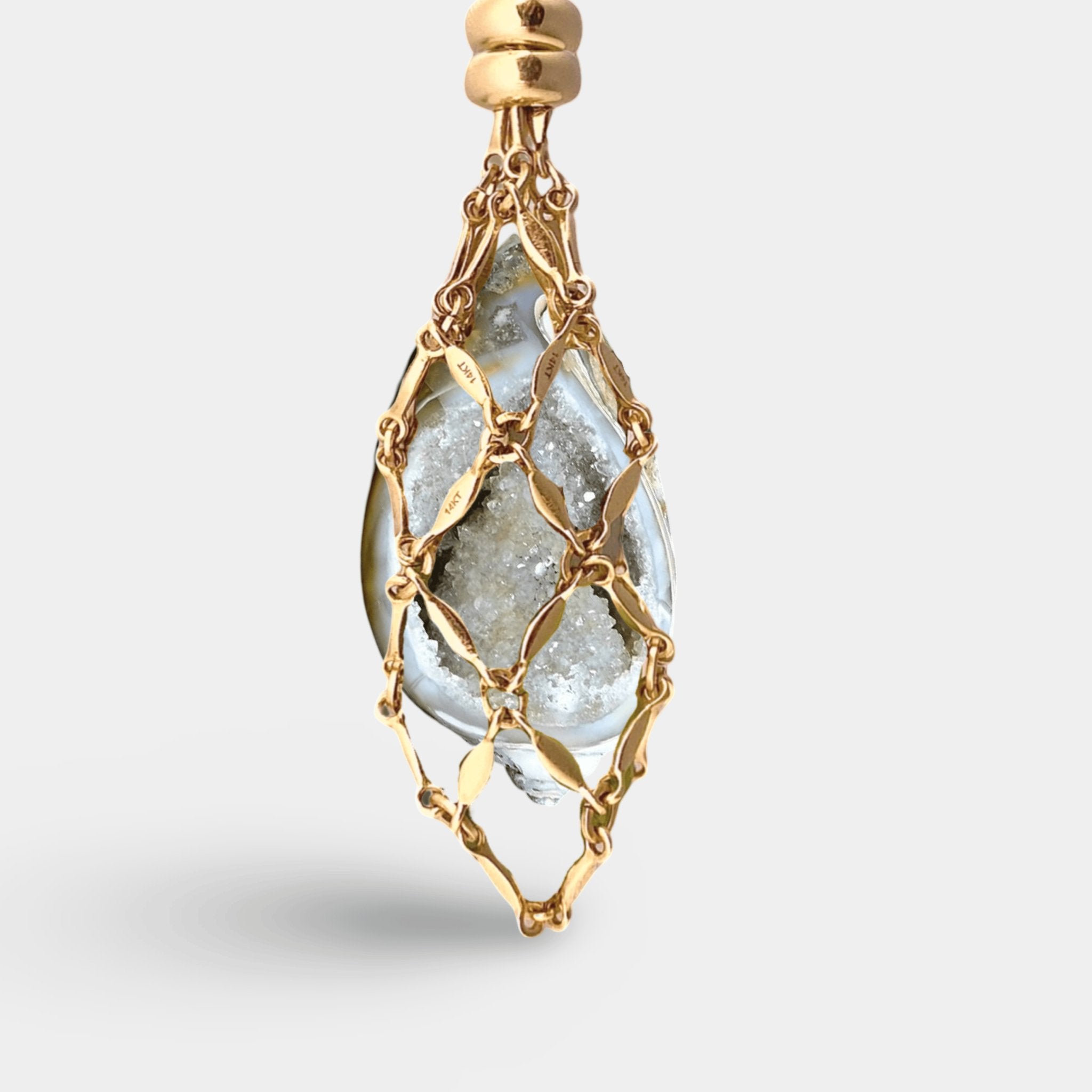 SIGNATURE YELLOW GOLD PETITE ELO PENDANT - Hey Babe LA