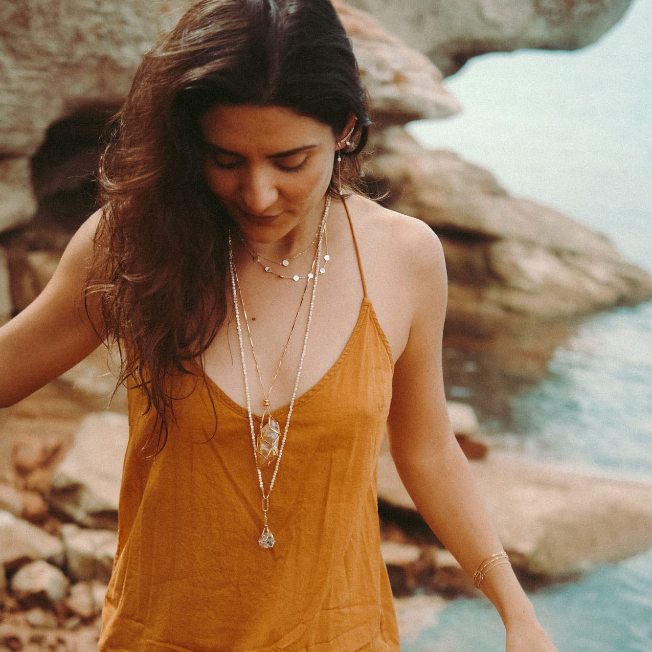 ELO AMETRINE SIGNATURE NECKLACE - Hey Babe LA