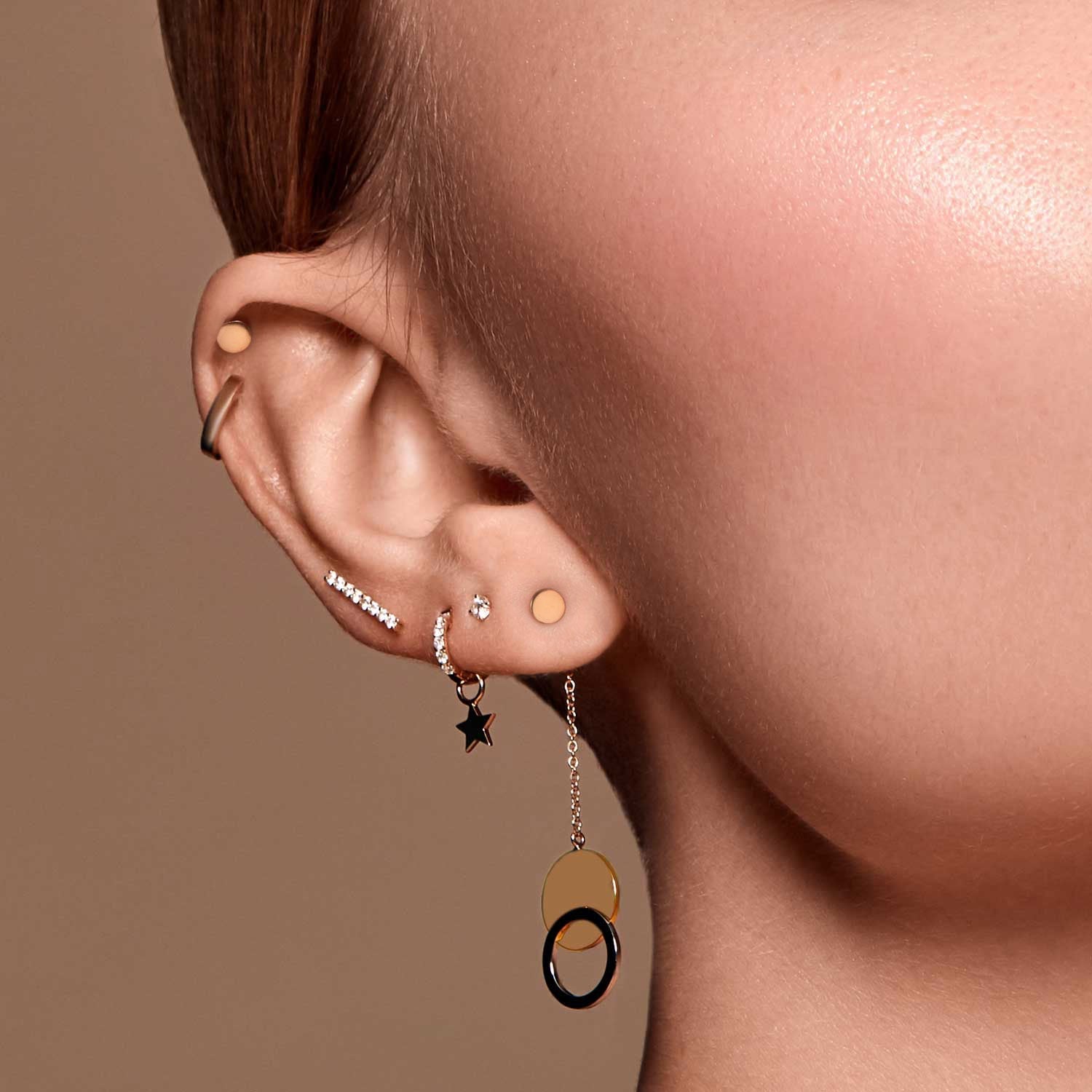 💫 ROUND STUD + ECLIPSE DUOTONE MODULAR DROP STAXX - Hey Babe LA