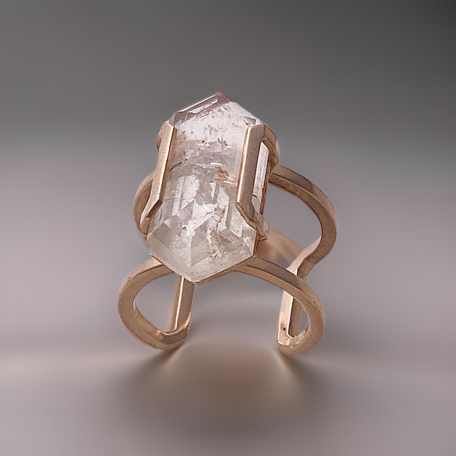 🪐 RUTILATED TOPAZ RING - Hey Babe LA