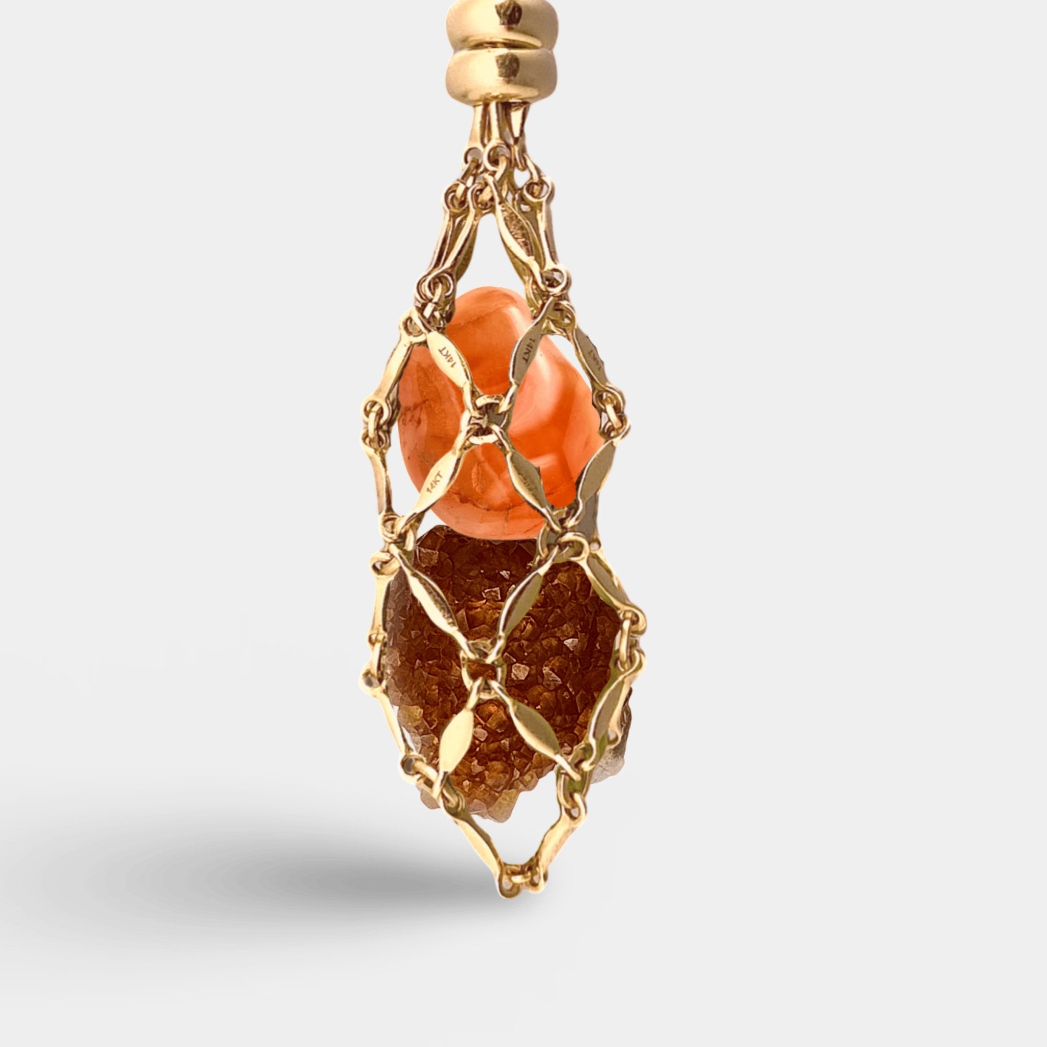 SIGNATURE YELLOW GOLD PETITE ELO PENDANT - Hey Babe LA