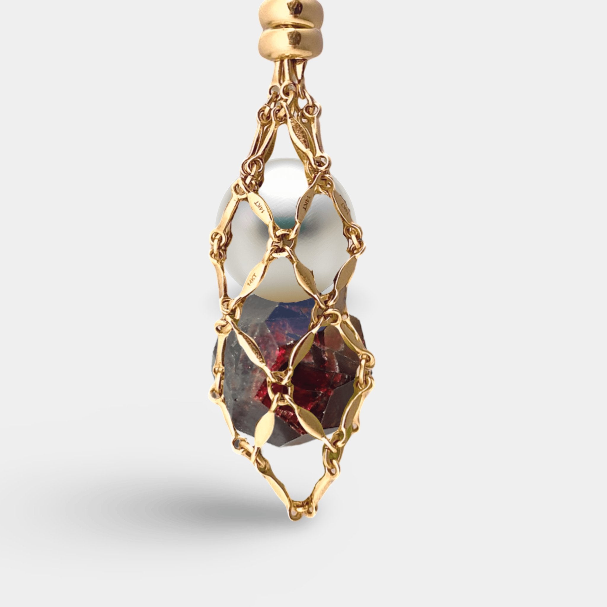 SIGNATURE YELLOW GOLD PETITE ELO PENDANT - Hey Babe LA