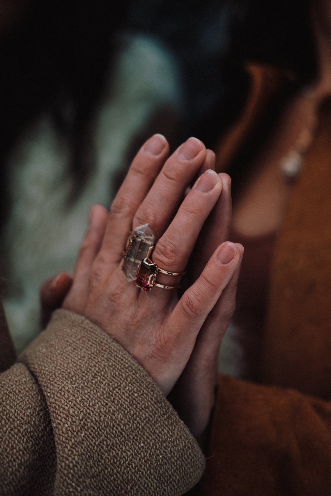 🪐 SOLAR PLEXUS + CROWN UNITY RING - Hey Babe LA